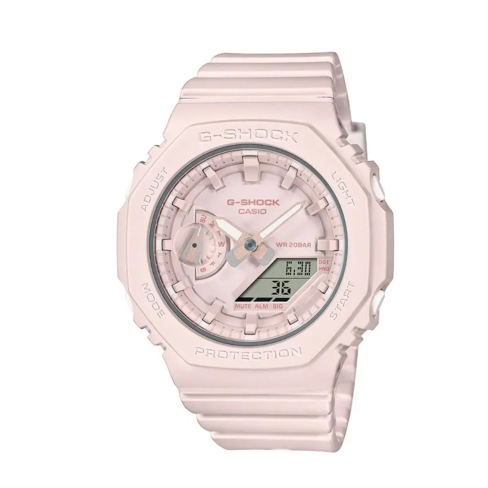Casio G-Shock S Series GMAS2100BA4A Womens Pink Resin Strap Wristwatches GBO3154
